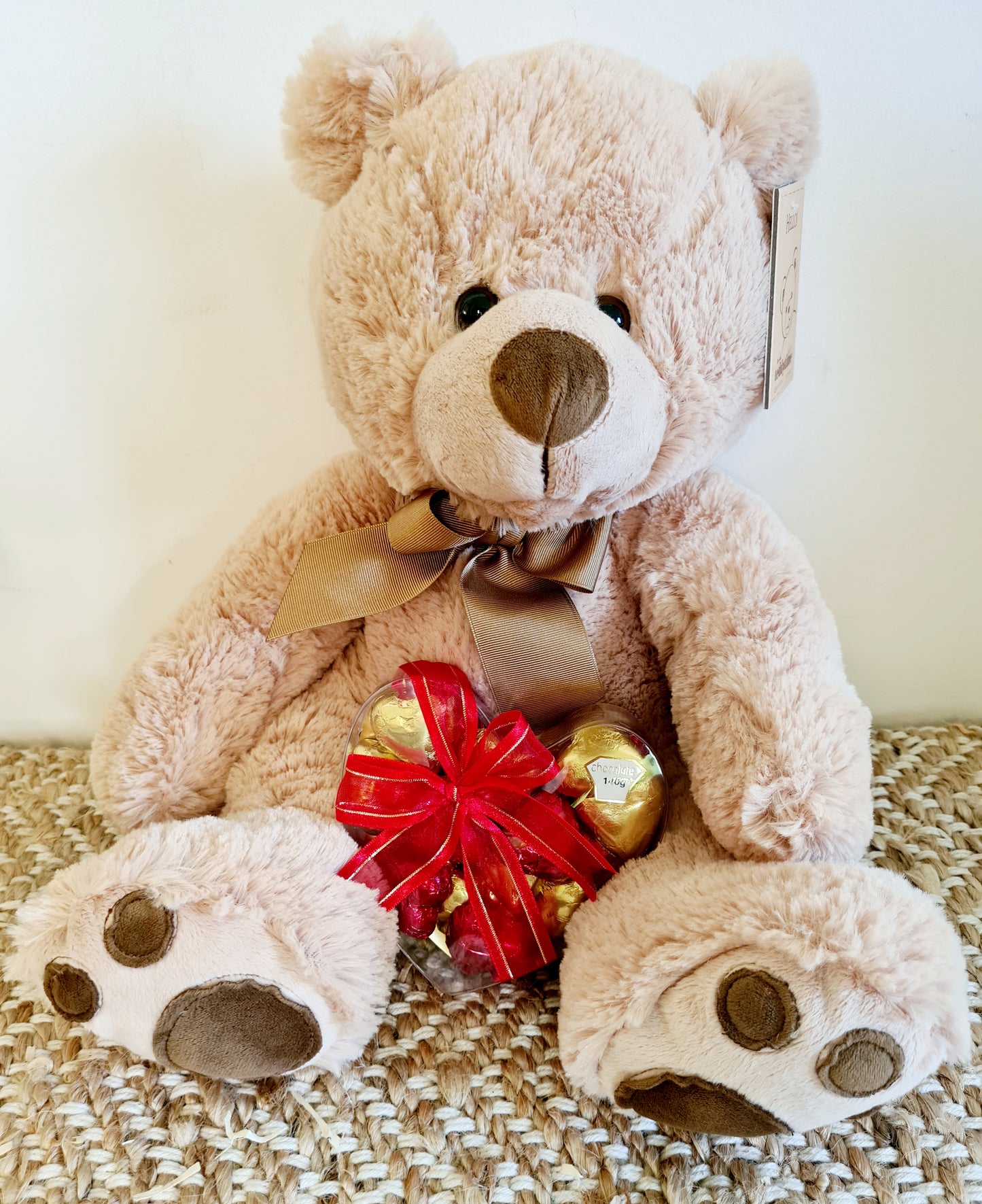 Mojo Teddy with Chocolates Valentine's Gift
